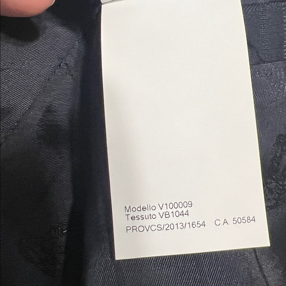 Versace Collection Men’s Pinstripe Wool Blazer Navy | EU 50 (≈ US 40R) - Picture 7 of 13